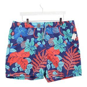 Reyn Spooner Swimming Trunks Shorts Size 2XL Blue Red Maritime Sea Floral